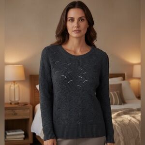 Talbots black sweater NWT size Medium.